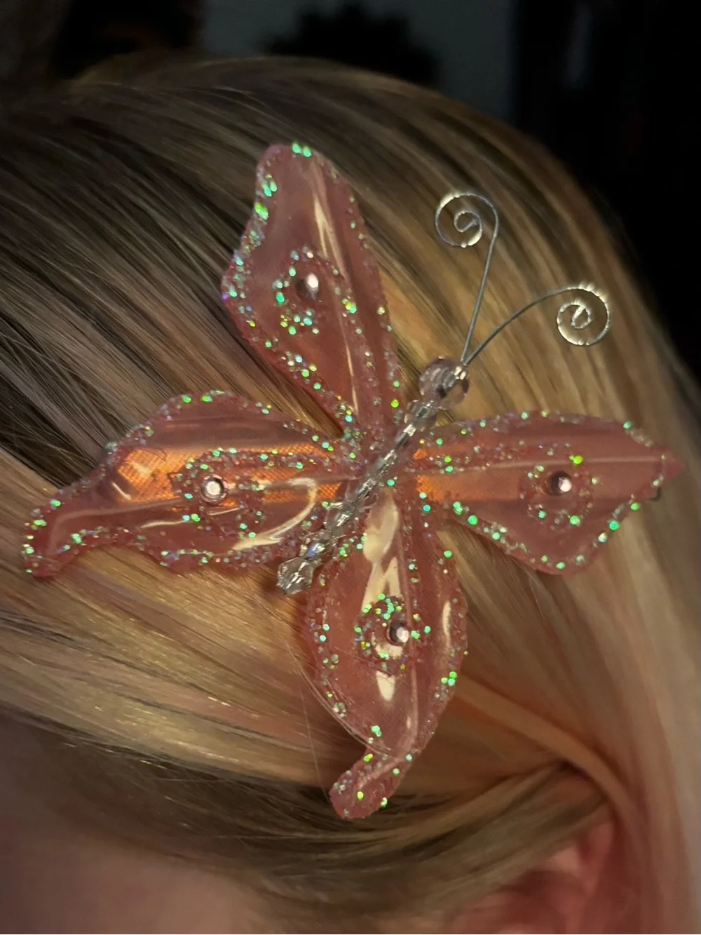 N/A pink butterfly